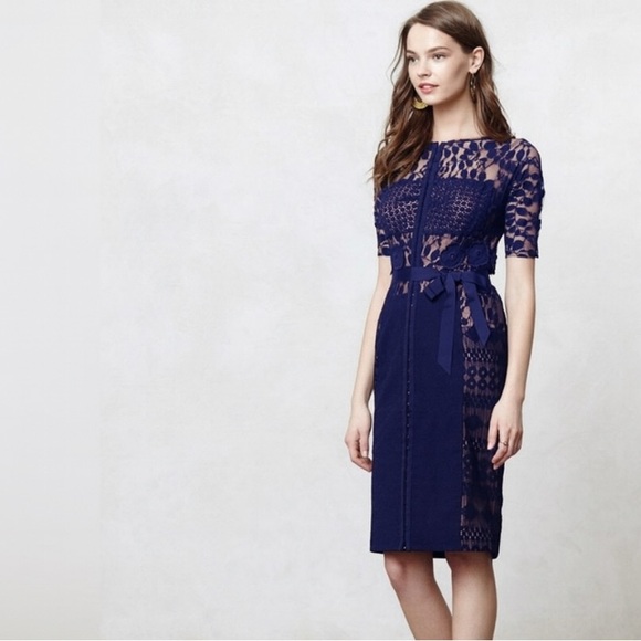 Navy Byron Lars Carissima Dress - Picture 1 of 6